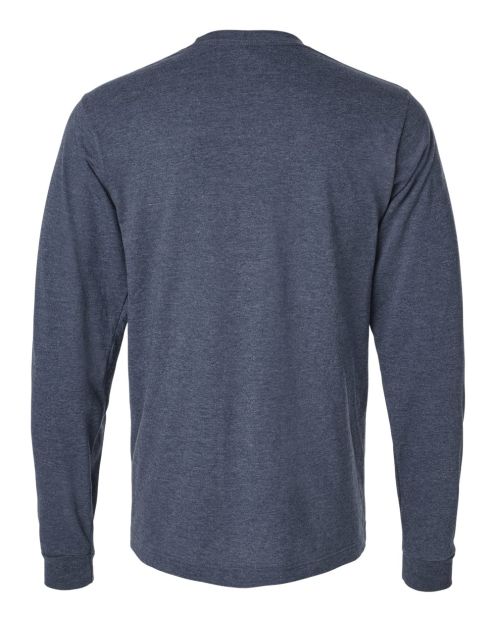 Chandails manches longues Standard unisexe HEATHER NAVY