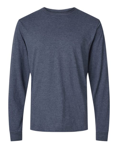 Chandails manches longues Standard unisexe HEATHER NAVY