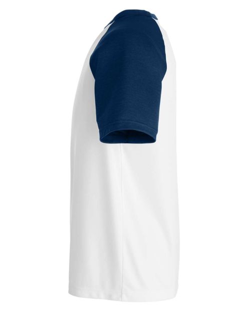 T-shirt Qualité+ homme MARINE & BLANC