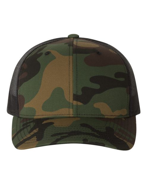 Casquette Snapback VERT CAMO & NOIR