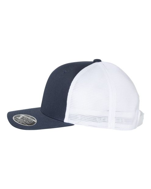 Casquette FLEXFIT MARINE & BLANC