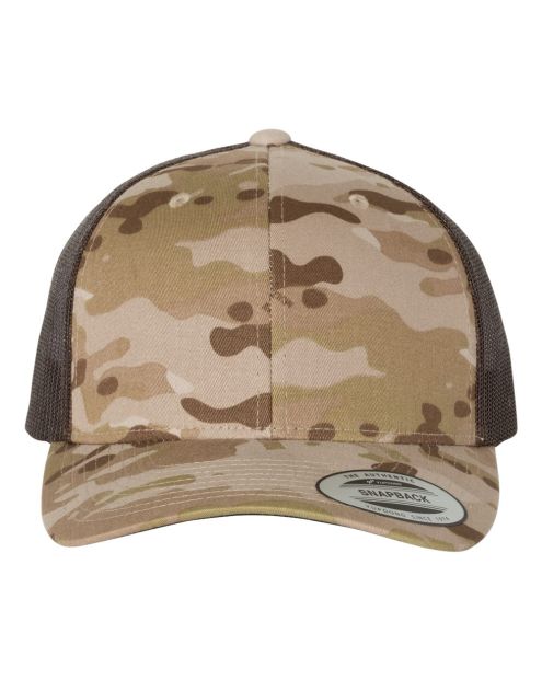 Casquette Snapback CAMO BEIGE & BRUN