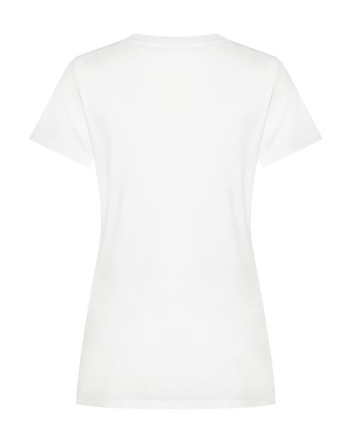 T-shirt col arrondi FEMMES Qualité+ BLANC