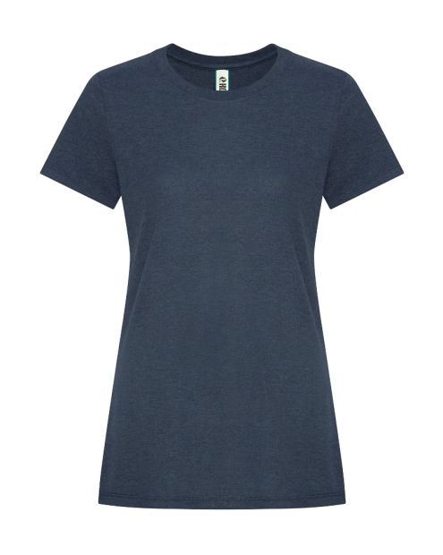 T-shirt col arrondi FEMMES Qualité+ MARINE